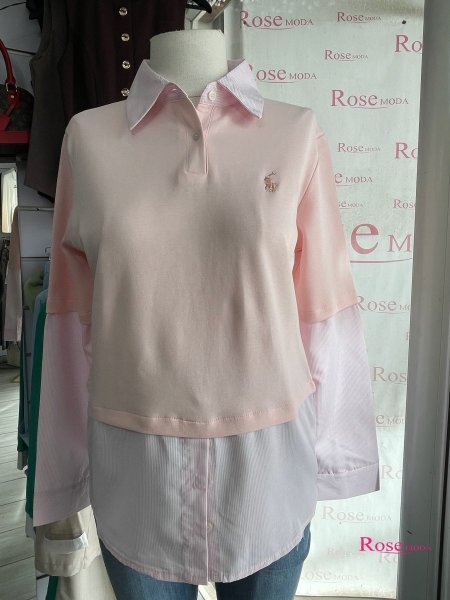 מכופתר שילוב חולצה